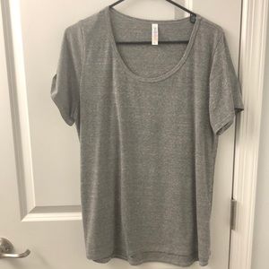 LLR heather grey classic T